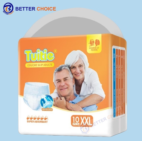 Adult diaper Cloth-like back sheet soft and skin-friendly