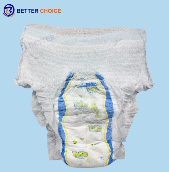 Adult diaper with super elastic waist soft and comfortable