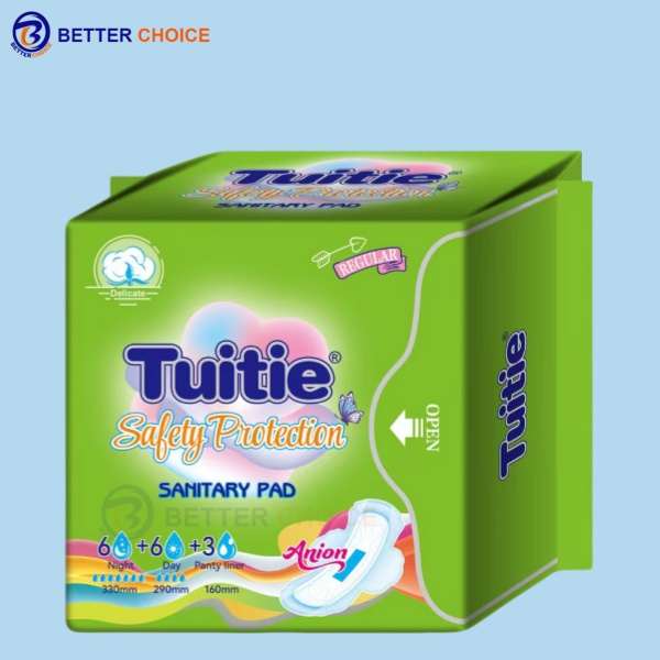 Different sizes of sanitary napkins are soft and comfortable