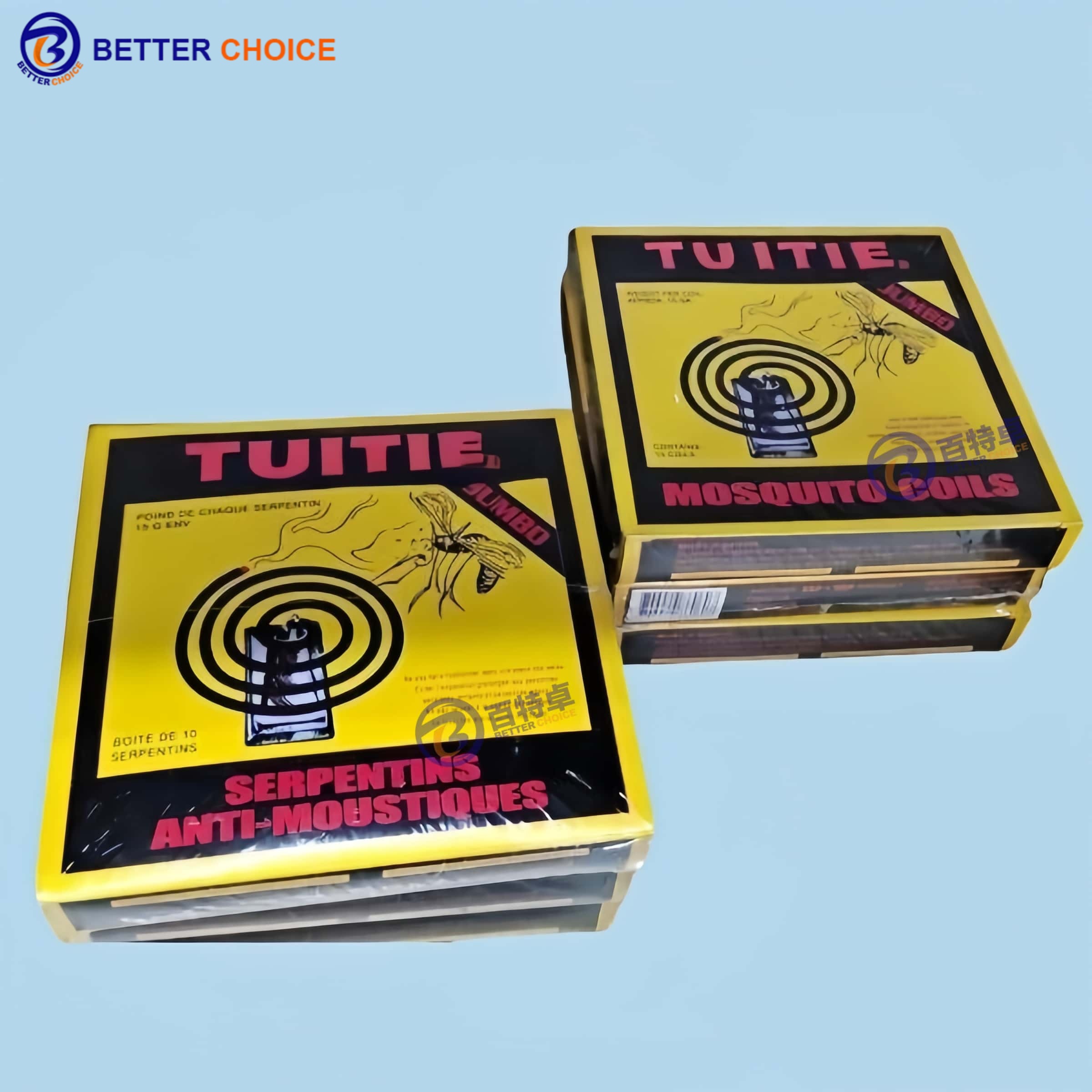 Mosquito-repellent incense in paper box, 10 pieces per box,