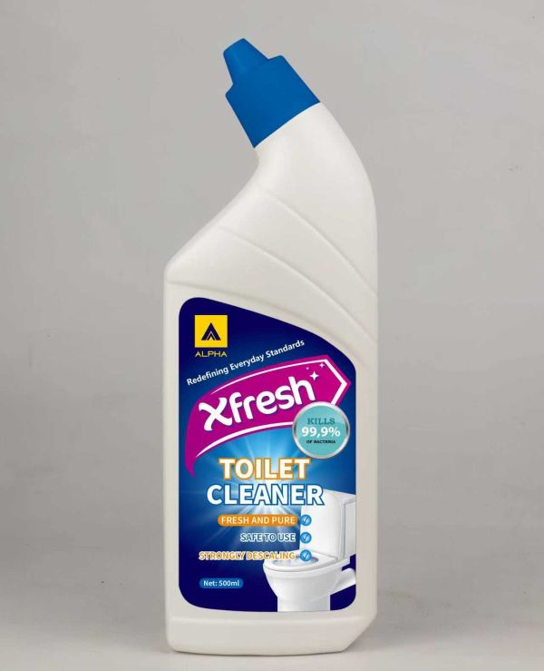 High-efficiency descaling toilet cleaner